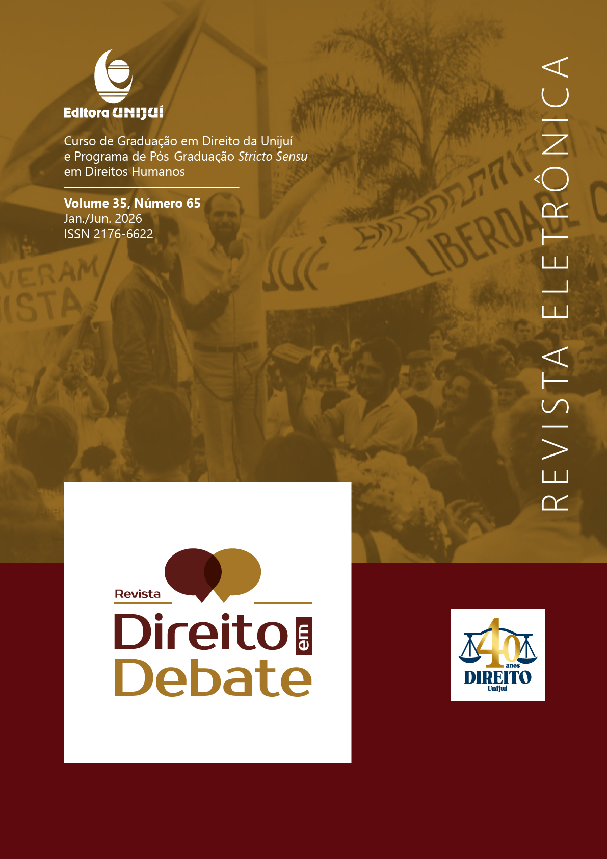 					Visualizar v. 35 n. 65 (2026): Revista Direito em Debate
				